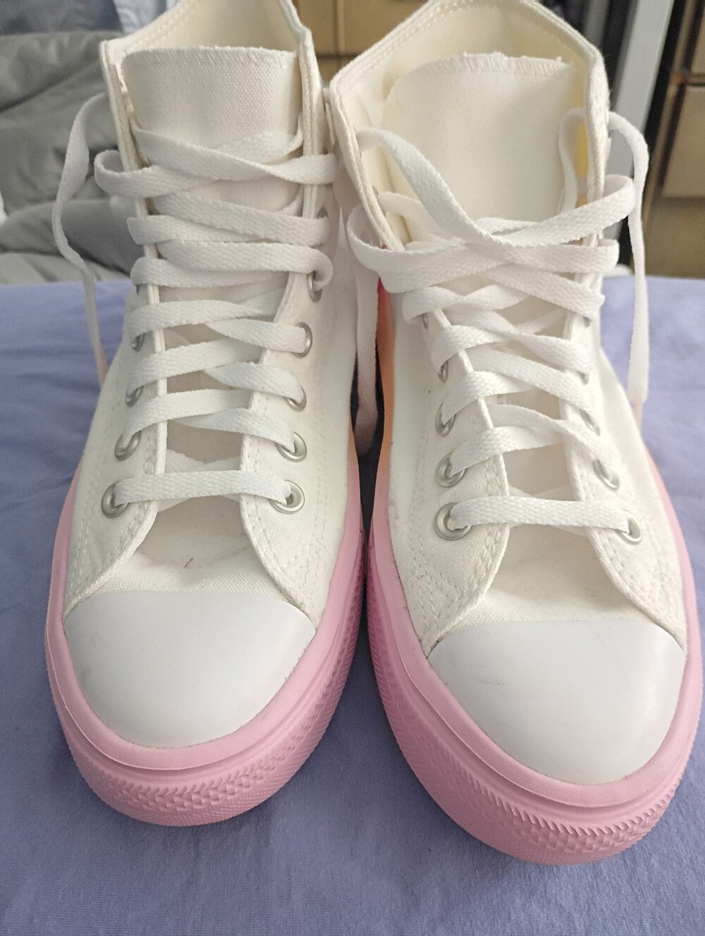 Converse Chucks All Star Move Ombre Platform White Size 5 Youth Fits Women 6.5-7